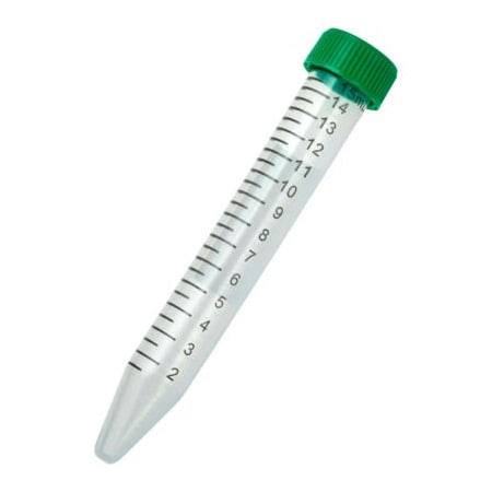 Celltreat 15ml Centrifuge Tube, Caps and Tubes Packed Separately, Non-Sterile, 500/Case 229452